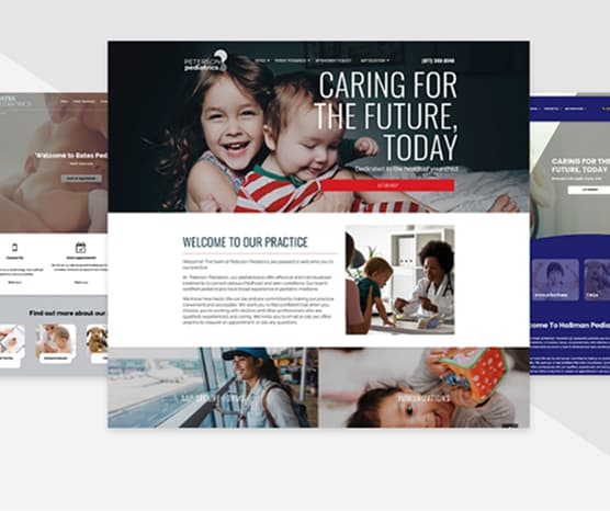 Pediatric website optimization