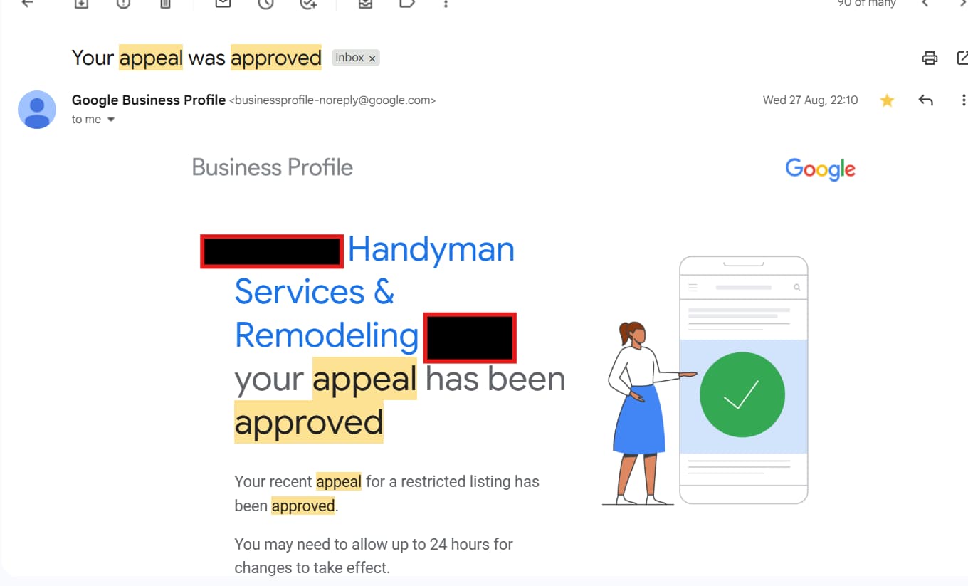 GMB reinstatement case 4